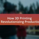 How 3D Printing is Revolutionizing Production