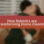 How Robotics are Transforming Home Cleaning