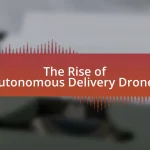 The Rise of Autonomous Delivery Drones