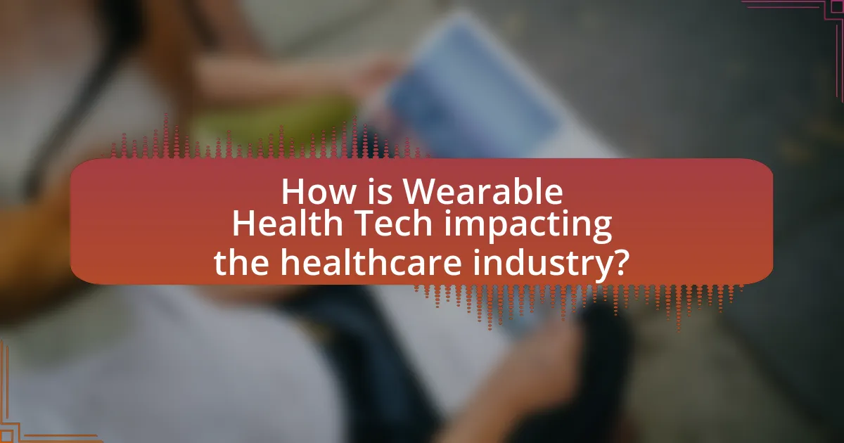 How is Wearable Health Tech impacting the healthcare industry?