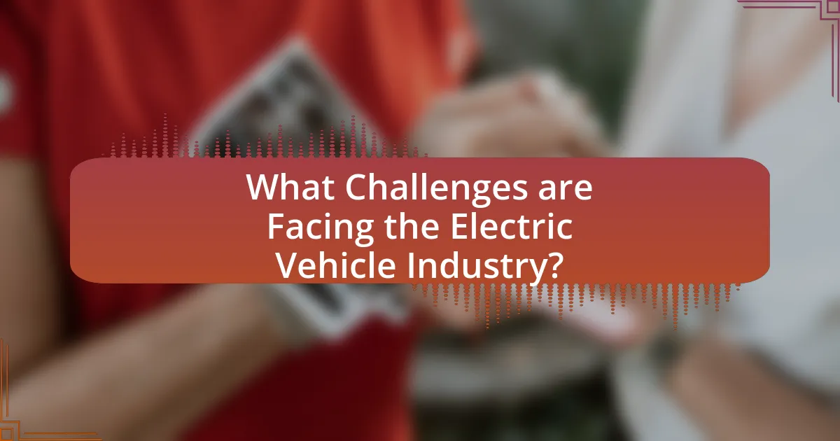 What Challenges are Facing the Electric Vehicle Industry?